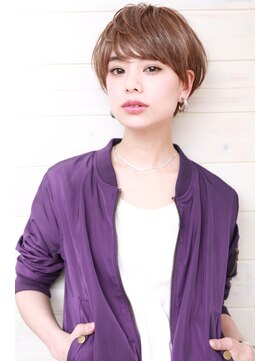 オーシャン(Ocean) [OCEAN Hair&Life藤原純] 分け目なし耳かけショート☆