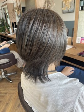 シーバイシオン(Sea by sion) ウルフカット/グレージュ/ハイライト/20代/30代/40代/50代