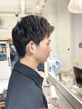 ネオリーブカフ 鶴ヶ峰店(Neolive caff) メンズ　スパイキーショート　刈り上げ