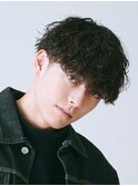 マッシュスパイラルパーマツイストスパイラル波巻きメンズ