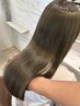 【髪質改善】カット+カラー+ULTOWA(ウルトワ)高濃度水素トリートメント