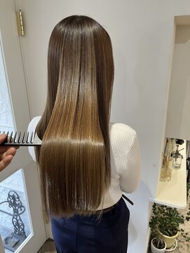 エメ 中崎町(eme) 【髪質改善】艶髪髪質改善潤いカラー