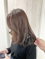 シエスタ バイ アンブルリュクス(siesta by amble luxe)&nbsp;ベージュカラー/髪質改善/ハイライト/レイヤーカット/縮毛矯正