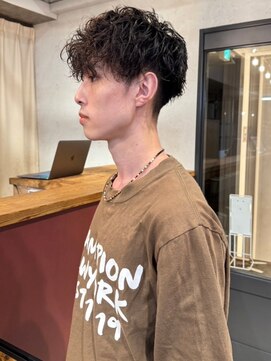 アトリエ(atelier.) ツイストスパイラルパーマ　マッシュパーマ　束感　ツーブロック