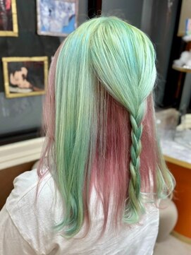 エターナルバイマティーナ(Eternal by MATINA) 【パステルピンク×グリーン】池袋美容室