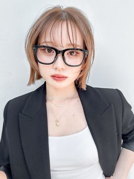 シーシンジュク 新宿南口(Sea shinjuku) ワンレン×ネビージュ[ボブルフ/黒髪/小顔]