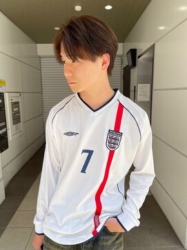 ヌープヘアーアイス(NUUP.hair ici) men's/王道メンズショートマッシュ清潔感アッシュブラウン