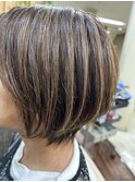 白髪ボカシショート