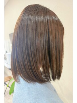 アッドヘアー(Add hair) 伸ばしかけ ロングボブ 髪質改善 鎖骨ライン 30代/40代/50代