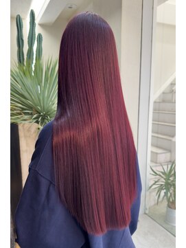タイドヘア 茨木店(TIDE HAIR) ワインレッドカラー