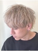 ハイトーン×ツイストパーマ