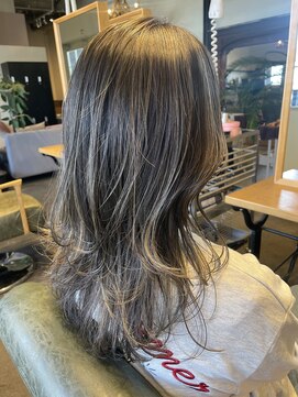 ムード マグ レーベル 南松本(MOOD Mag Label) 20代30代40代ハイライト外国人風カラーグレージュ