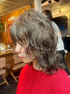 エルマノ 仙川(L mano) くせ毛風ウルフパーマ