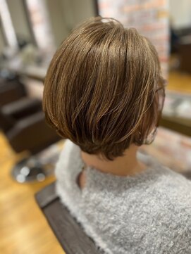 ヴァンカウンシル 清須店(VANCOUNCIL) 上品でおしゃれな白髪ぼかしナチュラルハイライトカラー#1