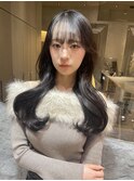 くびれヘアレイヤーカット髪質改善韓国美髪黒髪縮毛矯正仙台