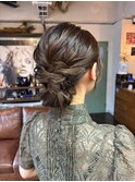 シニヨンアレンジ/結婚式ヘア/ヘアセット/ヘアアレンジ