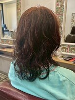 ボタンヘアー 日吉(BoTaN HAIR)&nbsp;ミディアムパーマ/マレットヘア/フレンチカジュアル/前髪パーマ