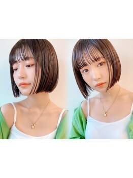 前髪や後頭部の自然な丸みを叶える髪質矯正*ショートカットとの相性も抜群でstylingもラクに*[自由が丘駅]