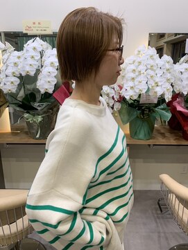 質感カット＊ミニボブライン