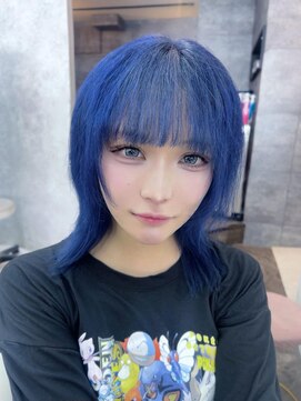 ラビス(Lovis) ミディアム/暗めカラー/デザインカラー/フェイスフレーミング