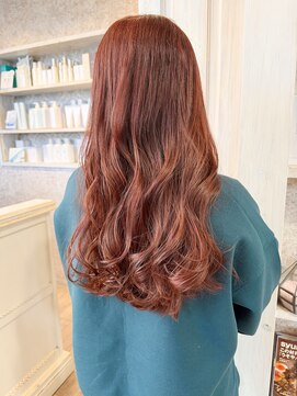 キャアリー(Caary) 福山市美容院Caary テラコッタレッドブラウンカラー 20代 30代