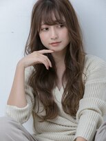 リソラ 池袋(LiSora)&nbsp;ミルクティーブロンド/デジタルパーマ/ダークブルー[池袋]