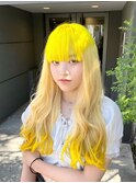 イメチェン/ピンクベージュ/アンブレラ/前髪カタログ
