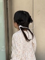 ネオリーブシェリエ 浅草店(Neolive cherie)&nbsp;ハートツイン【キッズアレンジ】