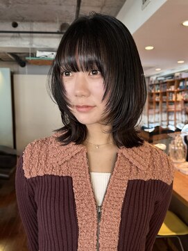 ノラジャーニー(NORA Journey) 上田/レイヤーボブウルフカット顔周りレイヤーハッシュカット