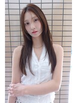 ネルケ 立川(nelke)&nbsp;韓国ヘアーハッシュカットレイヤーカットグレージュブリーチ無し