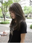 ブリーチなしダブルカラーオリーブベージュ