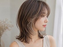顔まわりのデザイン白髪ぼかしカラーxフェイスフレーミングカラーも◎