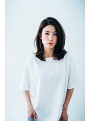 【cotton】かき上げバングでクールフェミニンに       横山 義人