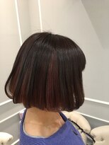 ボブカット インナーカラー☆銀座美容室