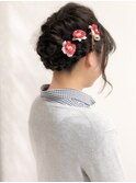 結婚式や卒業式、イベント前に和装ヘアセット