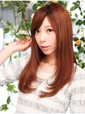 エアリー感のあるツヤツヤのロングストレートで　と和・巣鴨店