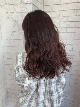 アジールヘア 所沢プロペ通り店(agir hair) レッドブラウン【所沢、イルミナカラー、ブリーチ】