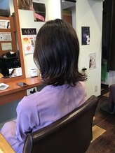 グリーンヘアサロン(Green hair salon) 外ハネボブ