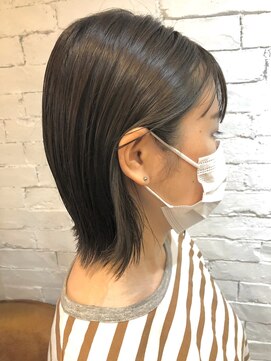 ボスコ 下北沢店(bosco) モスグリーン極細ハイライト【gocci】