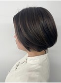 【白髪ぼかし】ショート×3Dハイライト/新越谷 南越谷