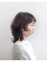 ルプラ ガーデン(le-pla garden) ウルフパーマ#黒髪#ケアパーマ#ミディアムウルフ#ボブ#豊橋#豊川