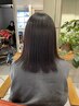 《乾かすだけでまとまる圧倒的艶髪　髪質改善ストレート》￥16500→￥13200
