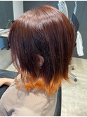 切りっぱなし×パッキリORANGE