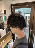 メンズゆるふわパーマ
