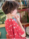 くせ毛風パーマダークアッシュ束感ショートc5川口20代30代40代