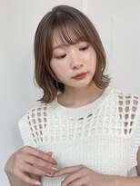 アンバー 池袋(amber)&nbsp;切りっぱなしボブ/美髪/ピンクブラウン[池袋駅]