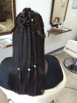 ココロ(Cocoro) ハーフアップ