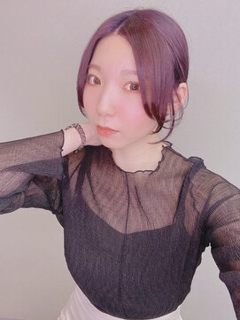 エミーバイモアムー(Emmie byMoremuu) 【埼玉ブリーチの神様】フェイスレイヤースタイル×ラベンダー