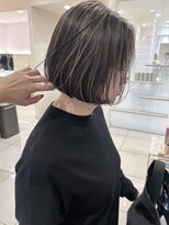 マージュ ギンザ(marju GINZA)&nbsp;秋冬細めボブ白髪ぼかしハイライト