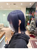【タッセルボブ×パープルネイビー】